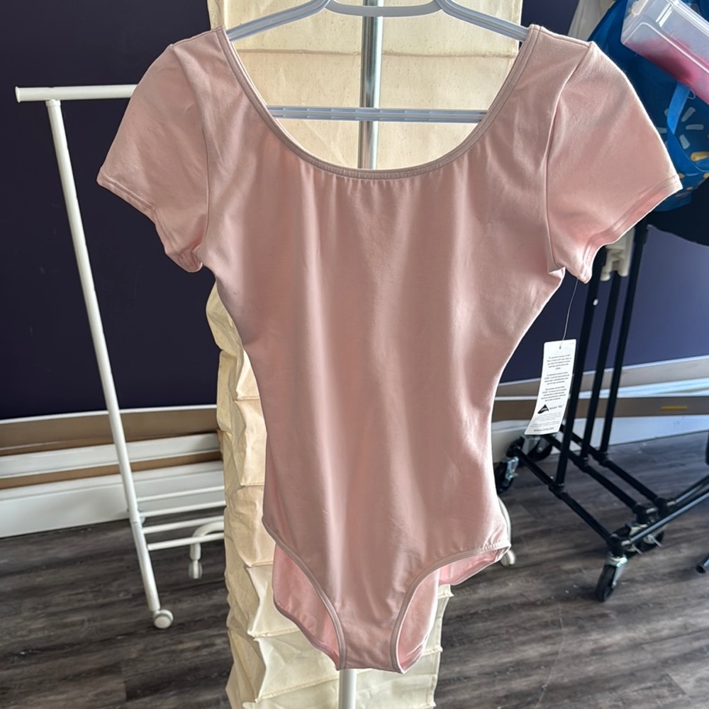 Capezio Light Pink Short Sleeve Top